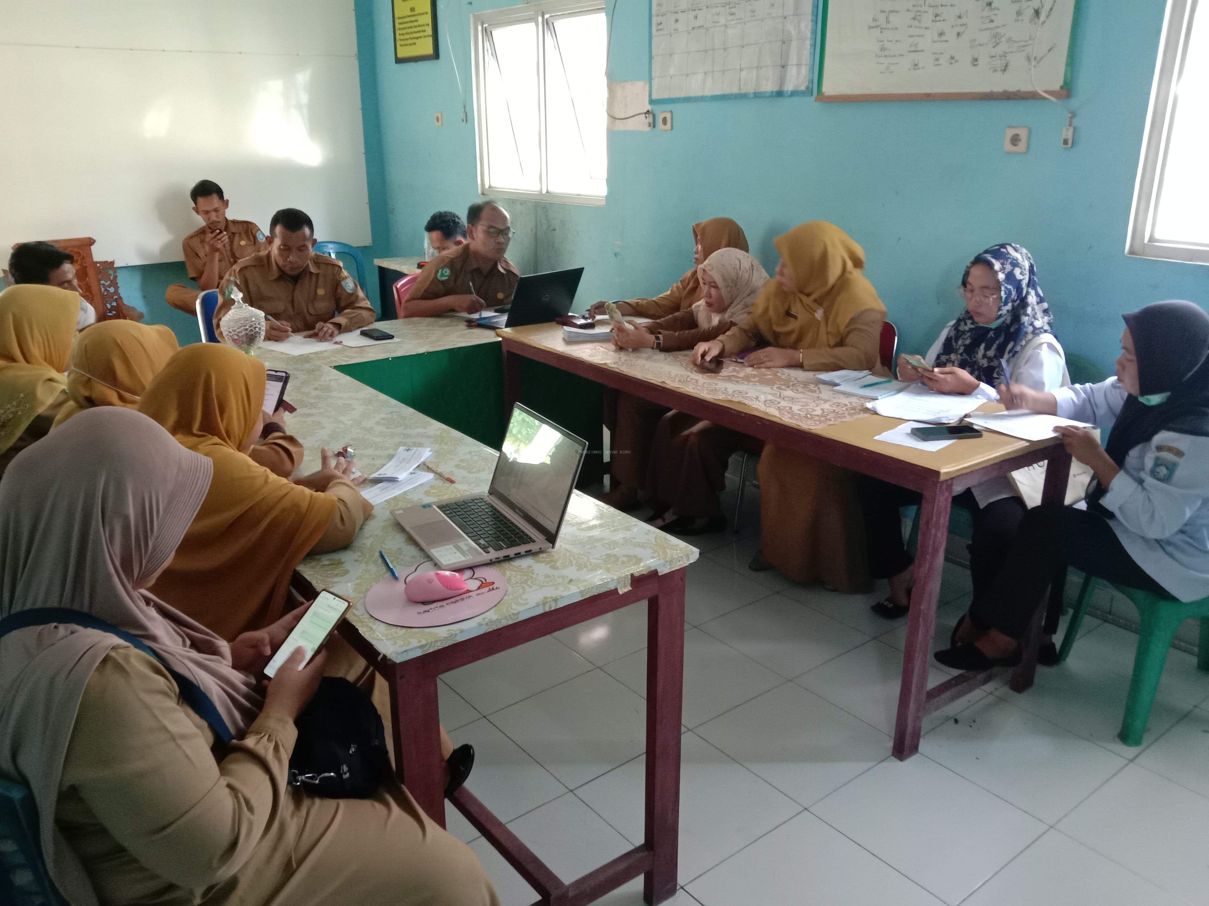 Rapat Internal Tim Puskesmas Sekar Biru Untuk Pelaksanaan PIN POLIO Tahun 2024