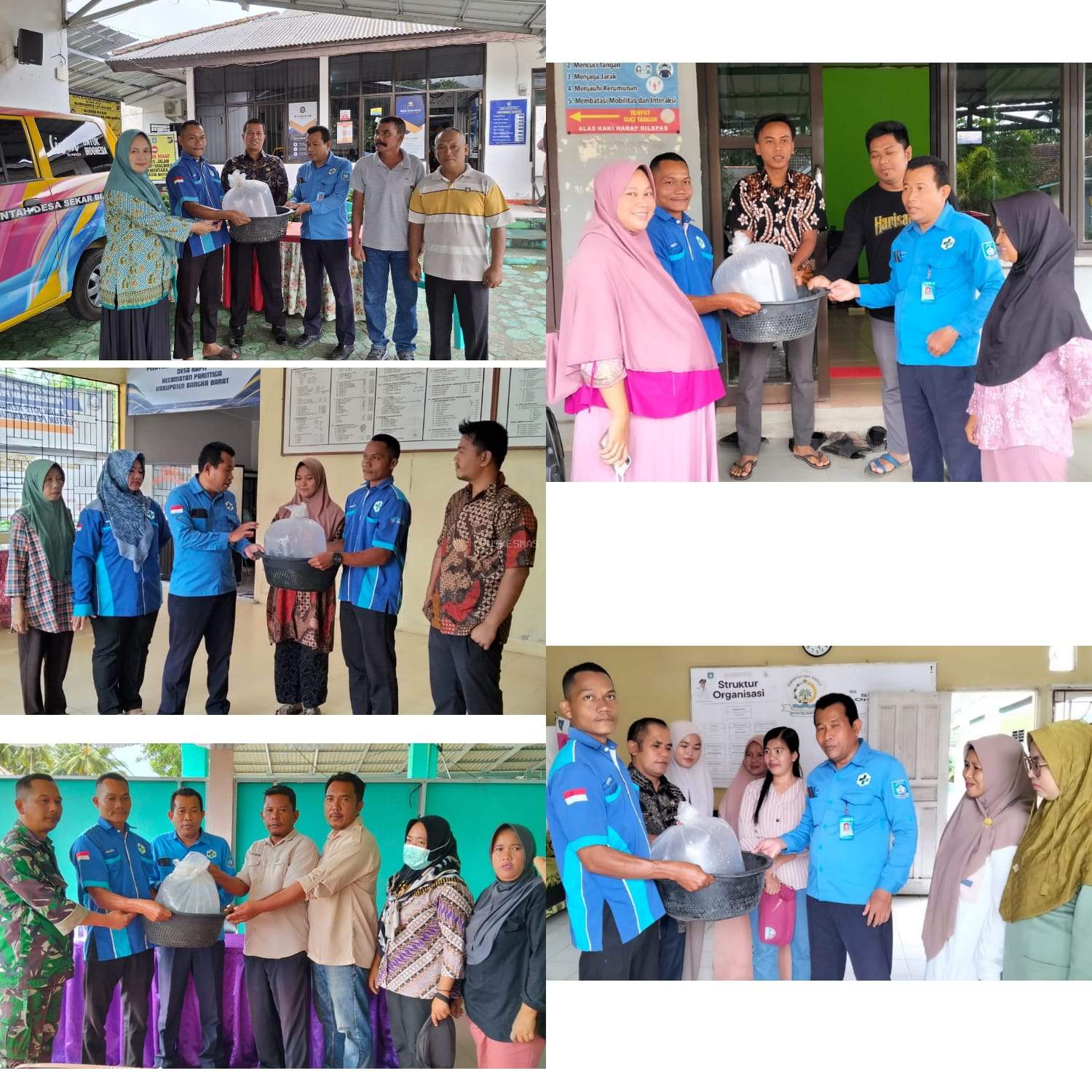 Pembagian Ikan Nila Di Wilayah Kerja Puskesmas Sekar Biru